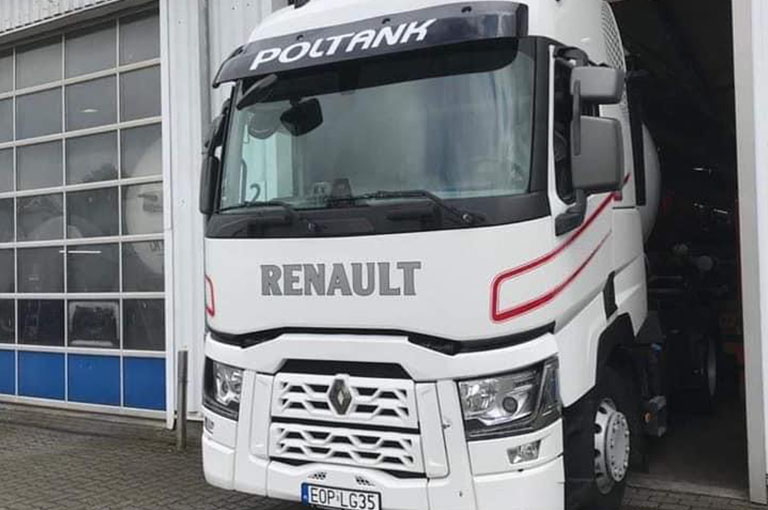 Samochód ciężarowy marki Renault